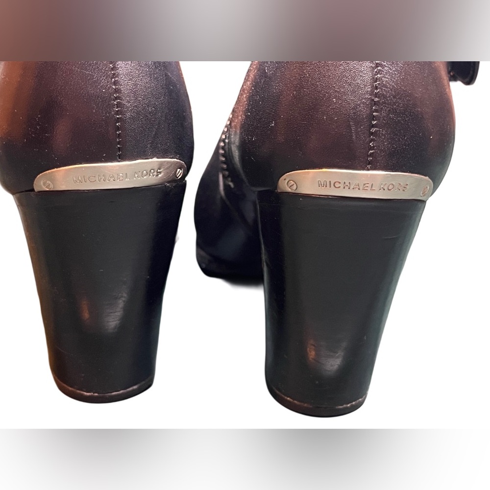 Michael Michael Kors Women’s Black Leather Booties 5M GUC - Picture 4 of 11